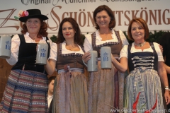 Luise Kinseher, Angela Ascher, Ilse Aigner, Gitti Walbrun (von li. nach re.), 1. Tag in der Schönheitskönigin auf der Oidn Wiesn am Oktoberfest in München 2018