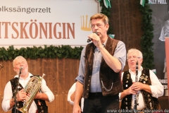 Peter Reichert, Schönheitskönigin 15. Tag auf der Oidn Wiesn am Oktoberfest in München 2018