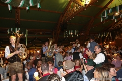 Kapelle Kaiserschmarrn, Schönheitskönigin 16. Tag auf der Oidn Wiesn am Oktoberfest in München 2018