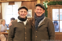 Sebastian und Michael Bietsch, Tag  16 im Volkssängerzelt zur Schönheitskönigin auf der Oidn Wiesn in München 2019