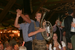 Kapelle Kaiserschmarrn, Tag 6 im Volkssängerzelt zur Schönheitskönigin auf der Oidn München 2019