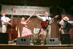 Conny und die Sonntagsfahrer, Schönheitskönigin 9. Tag auf der Oidn Wiesn am Oktoberfest in München 2018