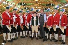Original Münchner Schäffler, Der 9. Tag im Volkssängerzelt zur Schönheitskönigin auf der Oidn Wiesn in München 2019