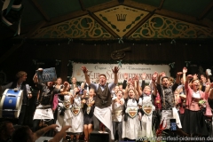 Peter Reichert (Mitte), Finale in der Schönheitskönigin auf der Oidn Wiesn am Oktoberfest in München 2018