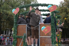 Trachten- und Schützenzug am Oktoberfest in München 2018