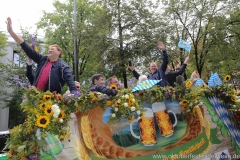 Trachten- und Schützenzug am Oktoberfest in München 2018