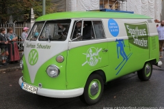 Trachten- und Schützenzug am Oktoberfest in München 2018