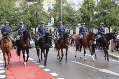 Trachten- und Schützenzug am Oktoberfest in München 2018