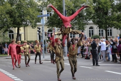 Trachten- und Schützenzug am Oktoberfest in München 2018