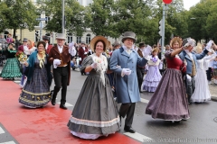 Trachten- und Schützenzug am Oktoberfest in München 2018