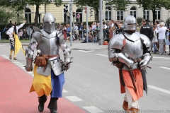 Trachten- und Schützenzug am Oktoberfest in München 2018