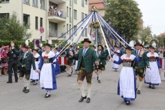 Trachten- und Schützenzug am Oktoberfest in München 2019