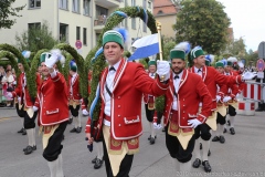 Trachten- und Schützenzug am Oktoberfest in München 2019