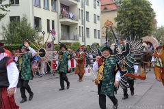 Trachten- und Schützenzug am Oktoberfest in München 2019