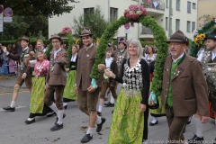 Trachten- und Schützenzug am Oktoberfest in München 2019