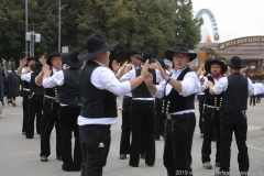 Trachten- und Schützenzug am Oktoberfest in München 2019