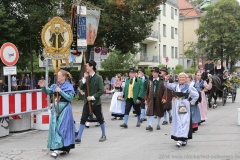 Trachten- und Schützenzug am Oktoberfest in München 2019