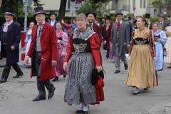 Trachten- und Schützenzug am Oktoberfest in München 2019