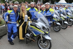 Trachten- und Schützenzug am Oktoberfest in München 2019