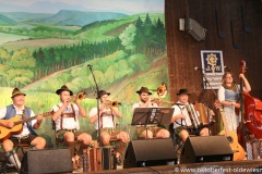 Hallgrafen Musikanten, Tag 11 im Volkssängerzelt auf der Oidn Wiesn am Oktoberfest in München 2022