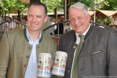 Peter Inselkammer und Christian Schottenhamel (re.), Vorstellung Wirtekrug am Nockherberg in München 2018