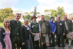 Miranda-Fernandez, Christian  Wittstadt (von li. nach re.),  Auszeichnung Wiesn Gentlemen in der Käfer Wiesenschenke am Oktoberfest in München 2018