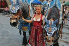 Natascha Hofmann, Angermaier Wiesn Playmate im Hofbräuhaus in München 2020