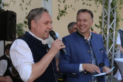 Florian Boitin und Tobias Ranzinger (re.), Wiesn Playmate im Park-Cafe in München 2021