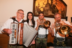 Hinterberger Musikanten und Ramona Pongratz, Wiesnbierprobe in der Ratstrinkstube im Rathaus in München 2018