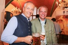 Dr. Michael Möller und Ricky Steinberg (re.), Wiesnbierprobe in der Ratstrinkstube im Rathaus in München 2018