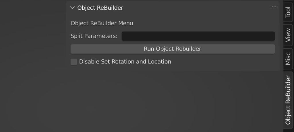 Object ReBuilder