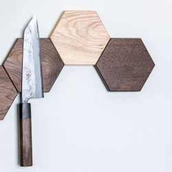Knife storage in wood