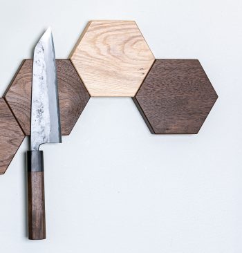 Knife storage in wood