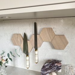 HEXA knife holder oak