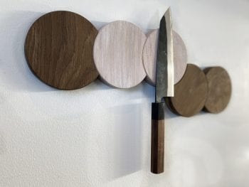 magnetic knife strip white oak