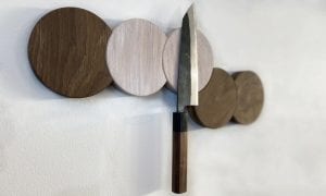 magnetic knife strip smoked oak