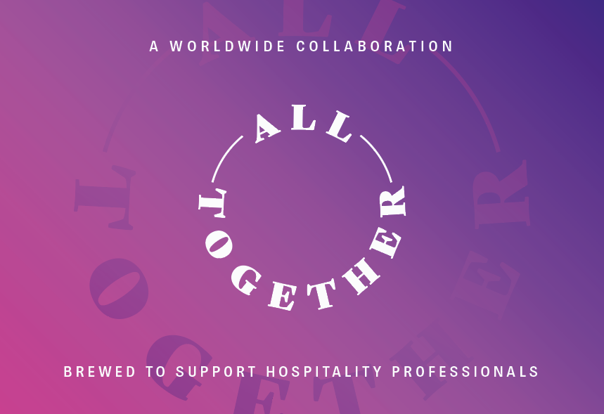 Etikett som viser teksten "All Together"