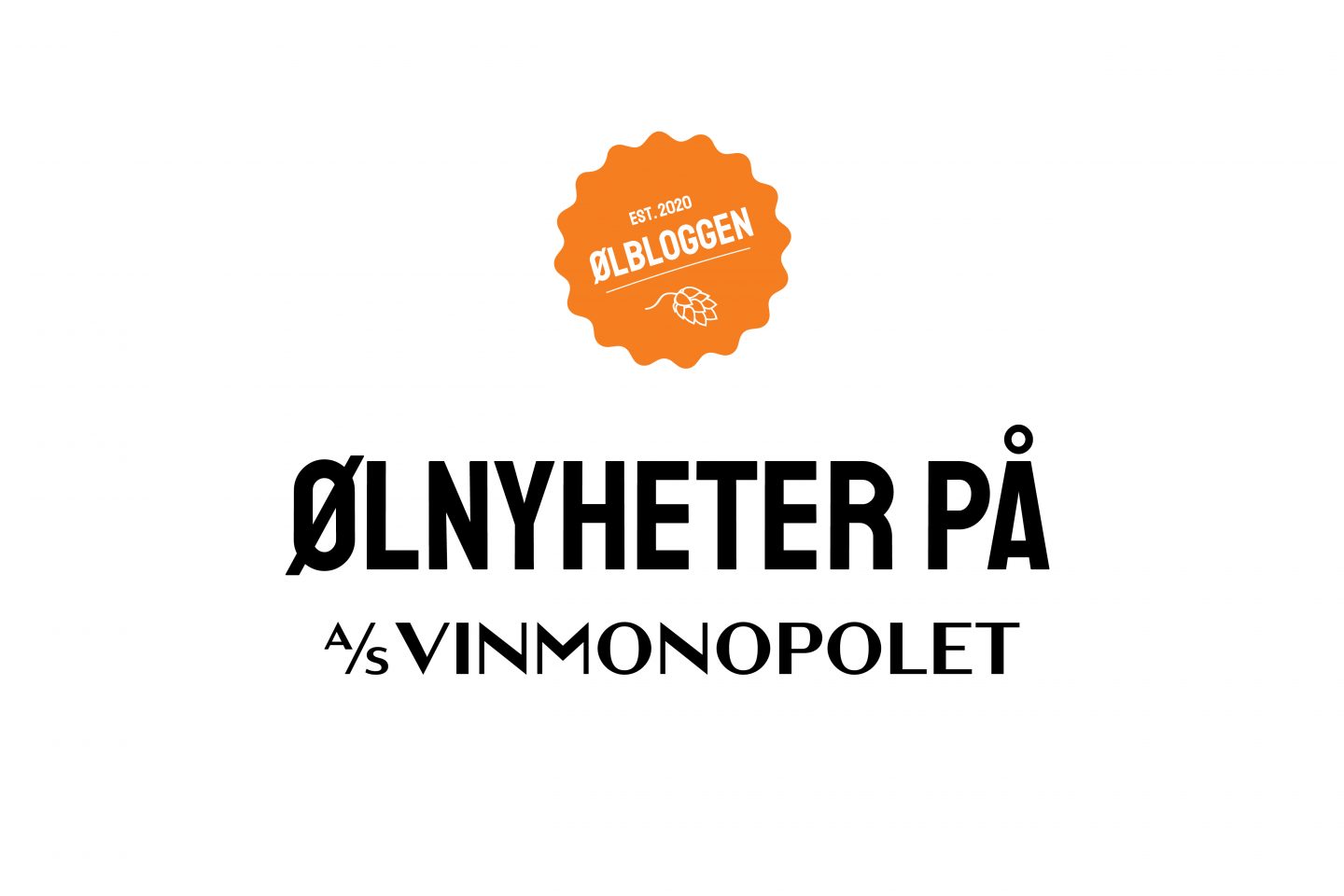 Logo med teksten ølnyheter på AS Vinmonopolet