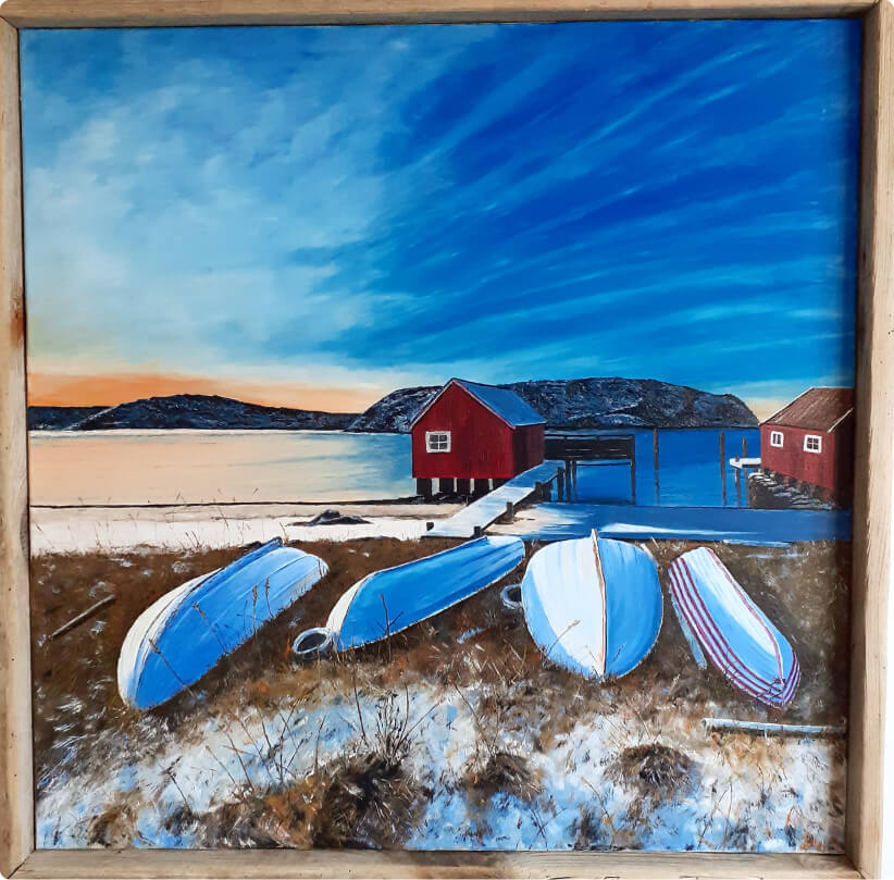 Vintervila i Krosseskär Vintervila i Krossekärr H 85cm x B 85cm