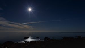 Moon rise Rönnskär