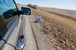 Även dottern fick en lyckatill skylt