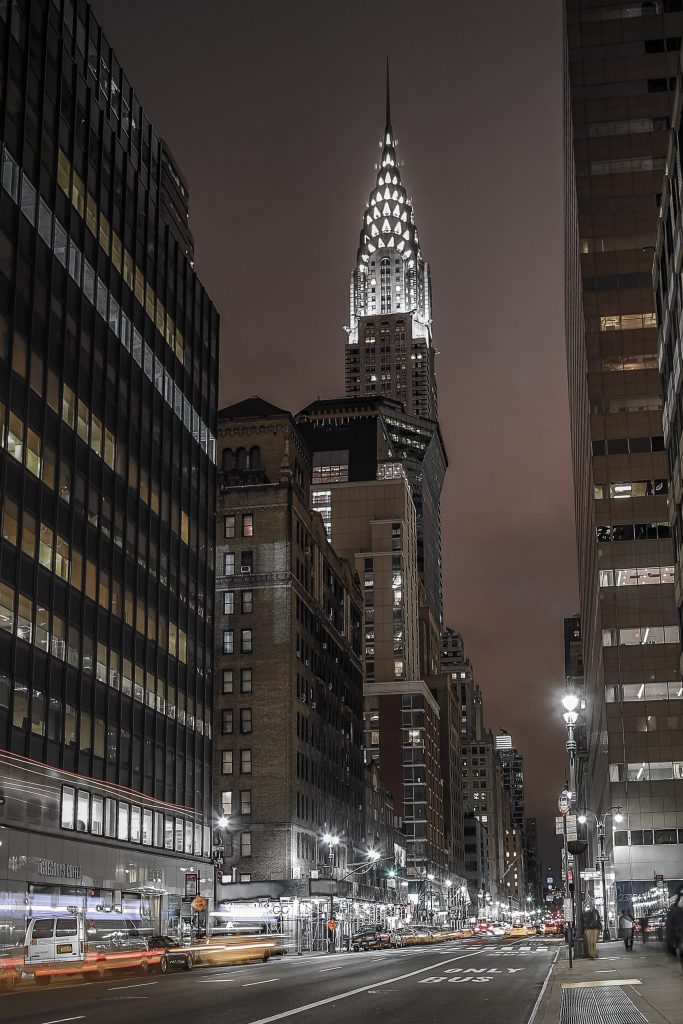 Chrysler tower - HDR kvällstid