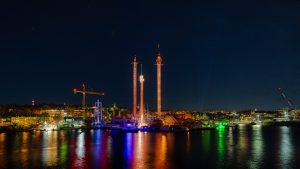 Gröna lund at Halloween