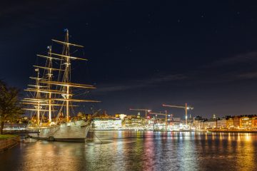 af Chapman, a hostel in the middle of Stockholm