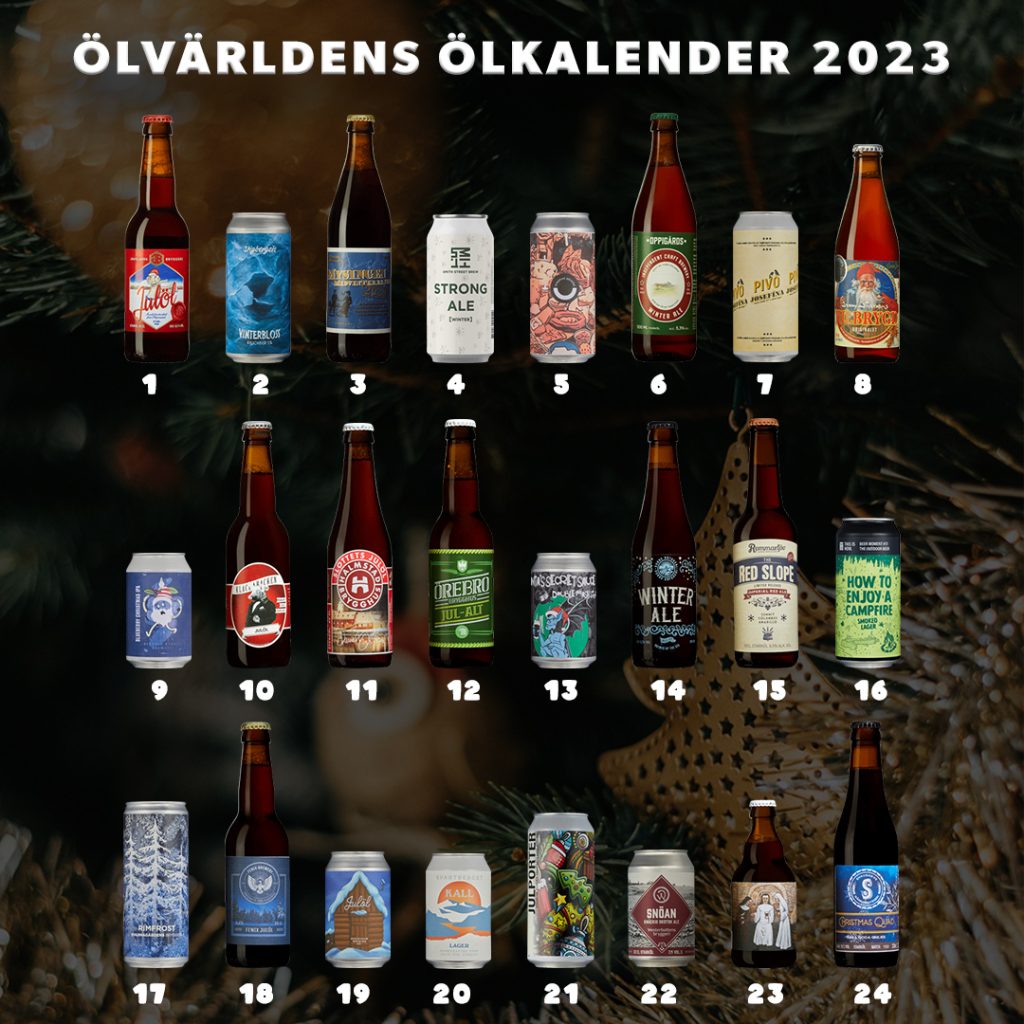 Missa inte Ölvärldens ölkalender 2023 ÖLVÄRLDEN