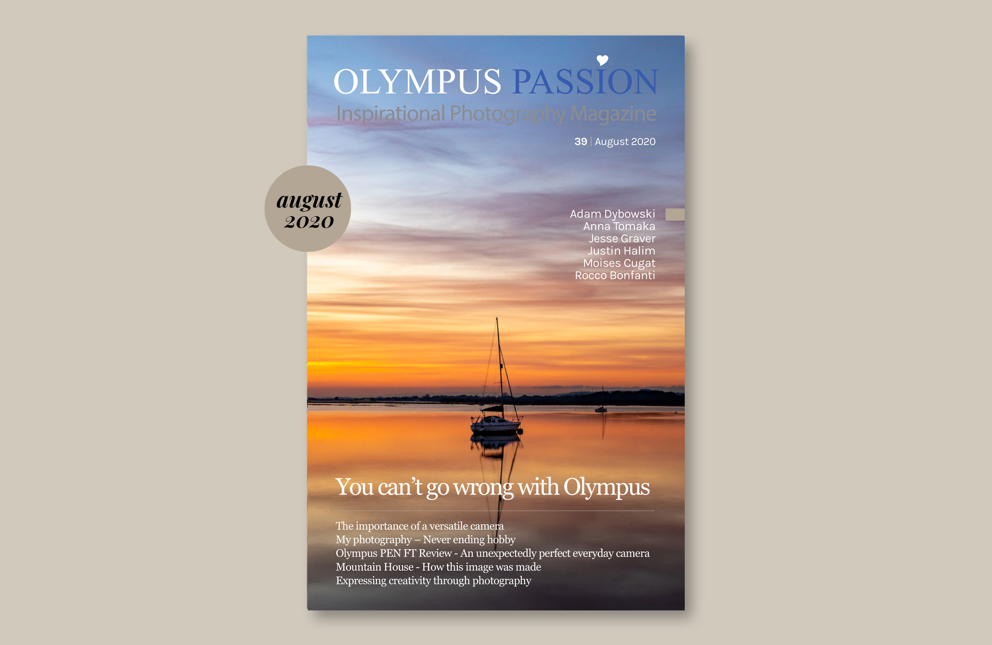 Olympus Passion Photography Magazine – August 2020!