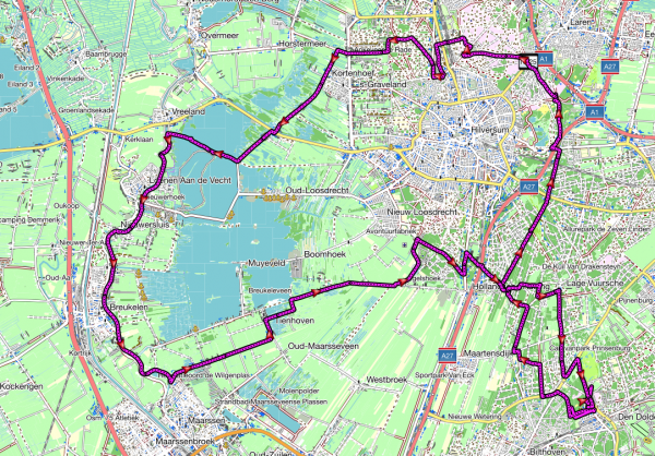Trainingsrondje 68,48km Trainingsrondje 68,48km