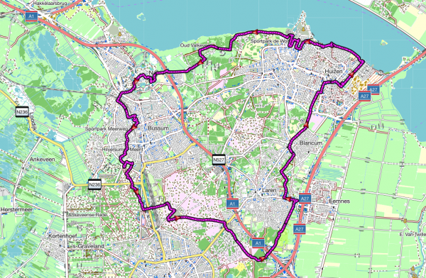 Trainingsrondje 38,6km Trainingsrondje 38,6km