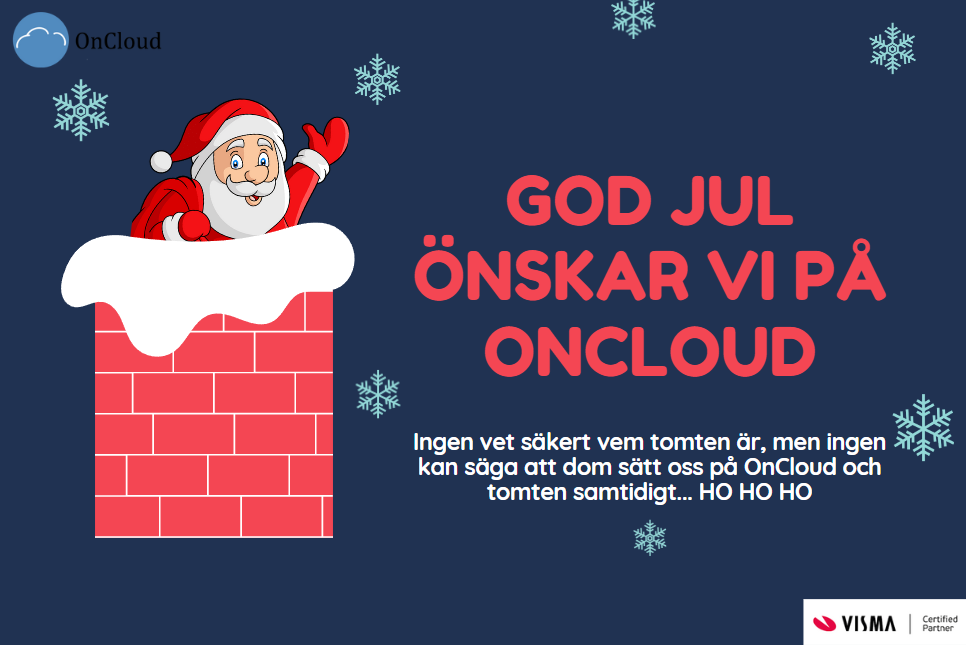 God Jul önskar OnCloud