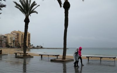 Frío, lluvias y nieve para comenzar febrero